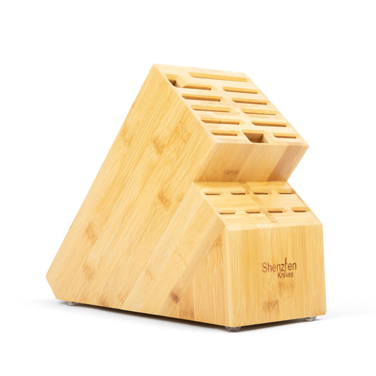Shenzhen Knives bloc bambou face avant, rangement organisé instantané