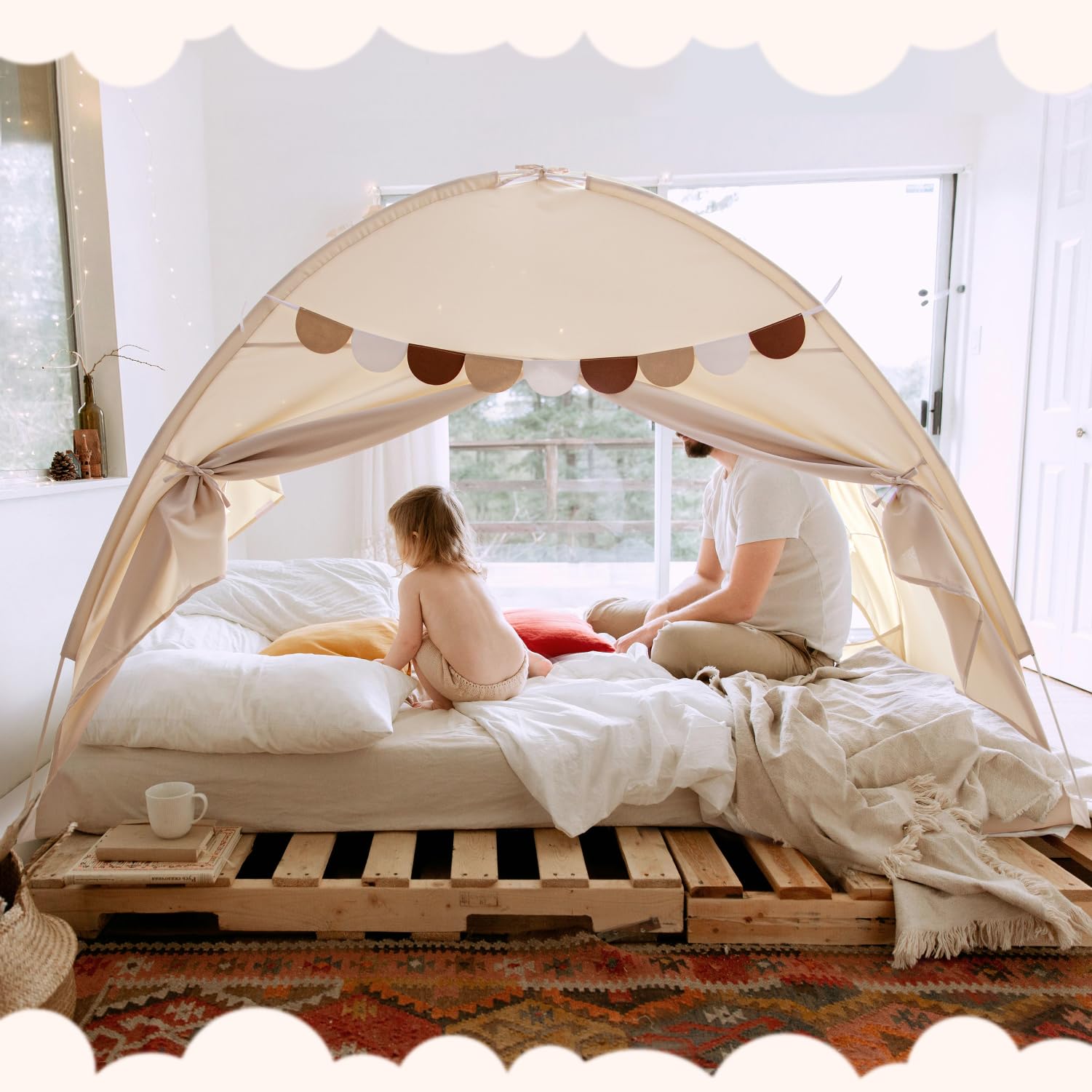 Sherilyn gros plan sur tissu polyester-coton, finition durable et douce