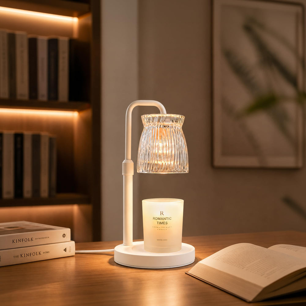 Shering coffret cadeau ouvert présentant la lampe prête à être offerte