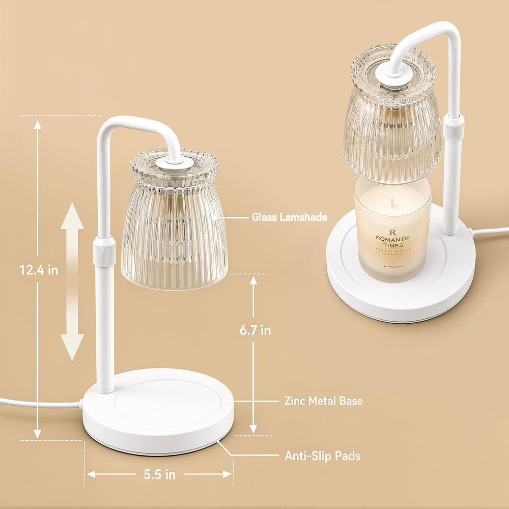 Shering lampe en usage sur table de chevet créant ambiance sans flamme