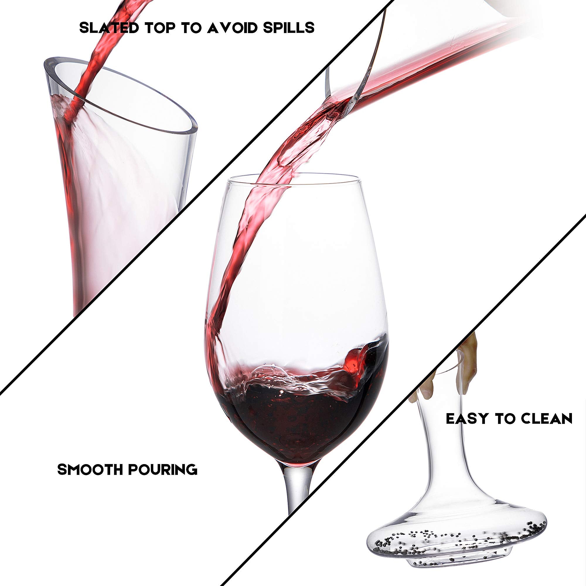 SHIGOO comparaison taille avec bouteille 750 ml pour évaluer capacité