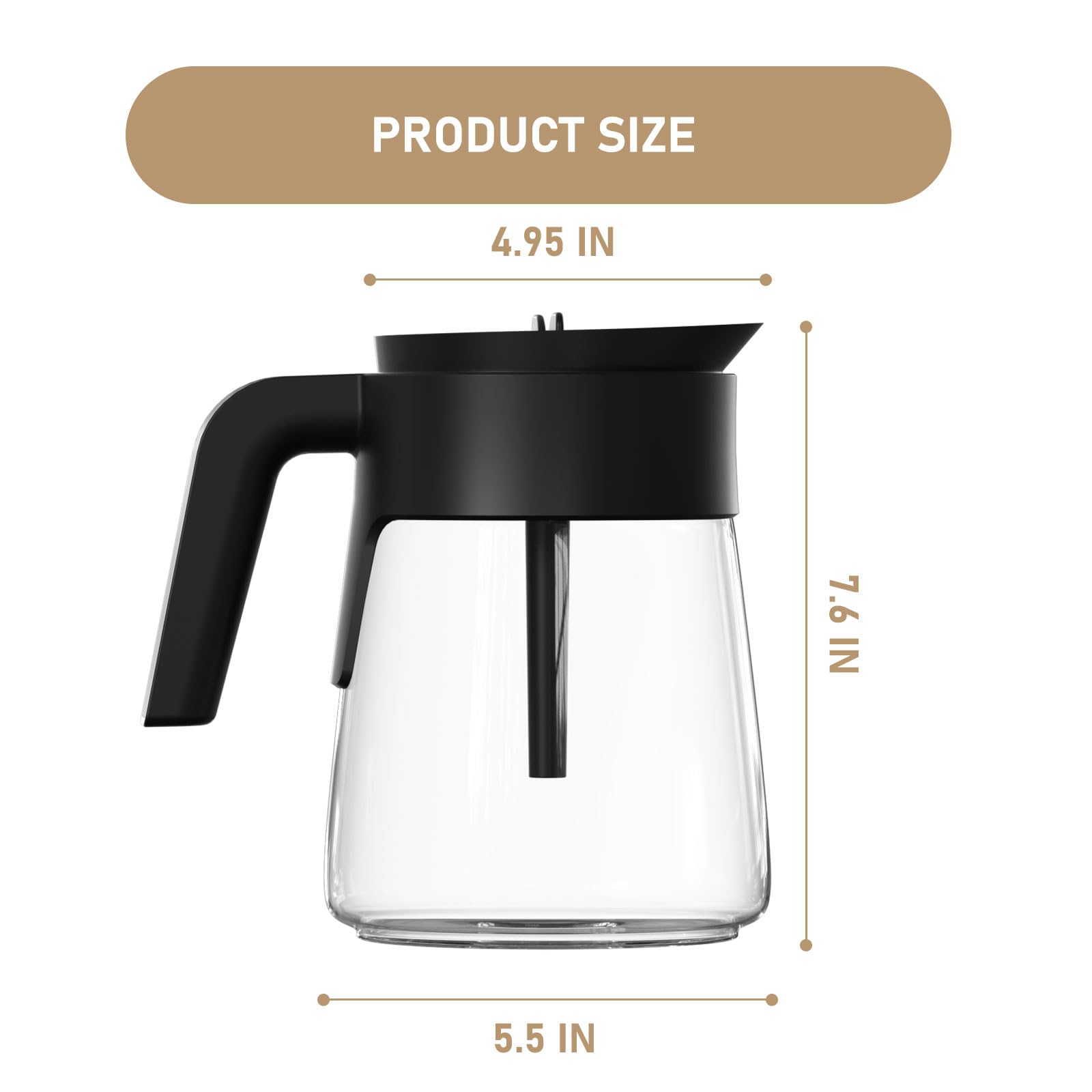 Shonshon emballage et contenu comprenant carafe poignée et couvercle