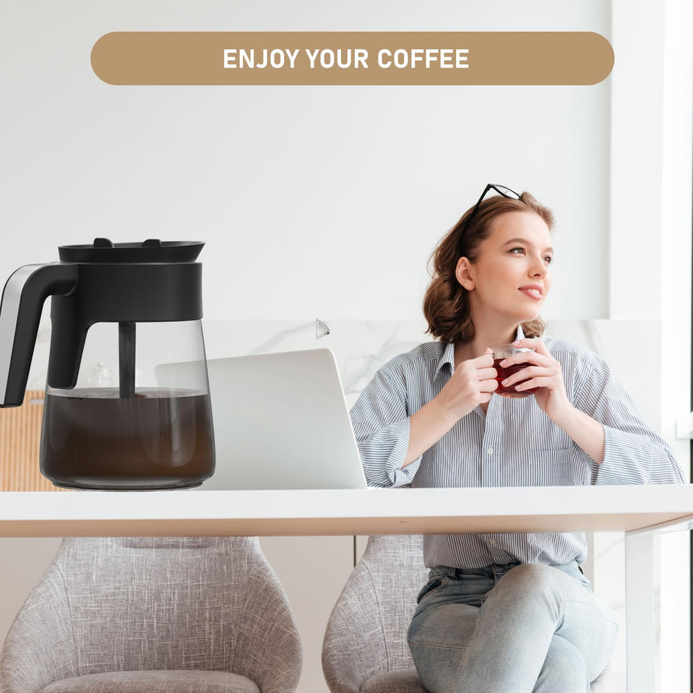 Shonshon carafe installée sur machine Ninja pour ajustement sûr