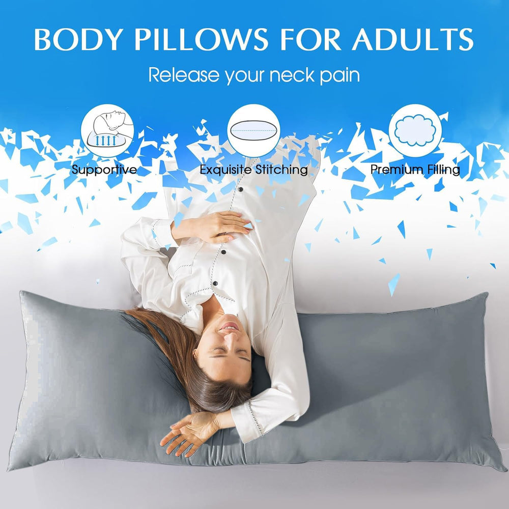 SHOUREN coussin long en usage sur lit offrant maintien complet