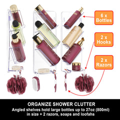 ShowerGem gros plan de l'acrylique antirouille montrant durabilité visible