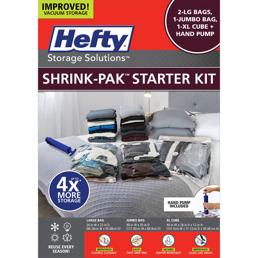 Shrink-Pak vue avant du kit d'emballage pour rangement optimisé