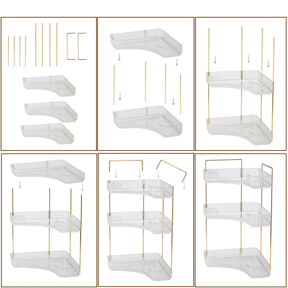 shuang qing mise en scène sur coiffeuse pour organisation du maquillage