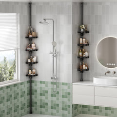 shuang qing installé dans douche, organisation pratique et accessible