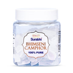 Shubhkart Bhimseni pot avant affichant la contenance 500 g et économie