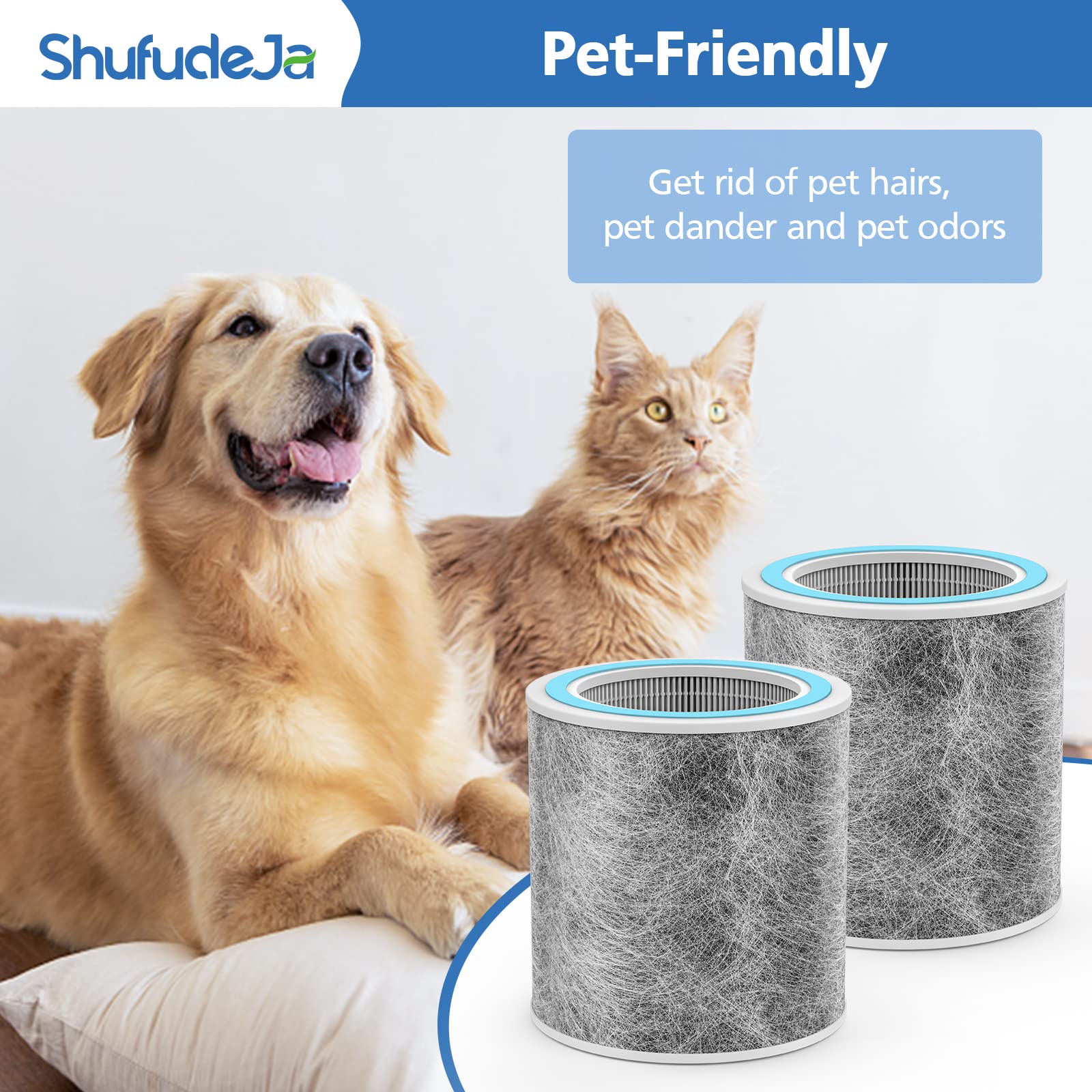 ShufudeJa lifestyle salon montrant l’air plus frais et le confort domestique amélioré