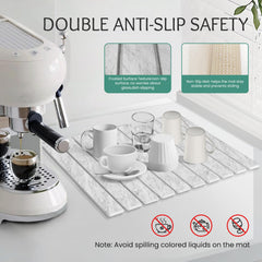 SHUSHIYAJU tapis en usage avec assiettes et verres pour séchage rapide
