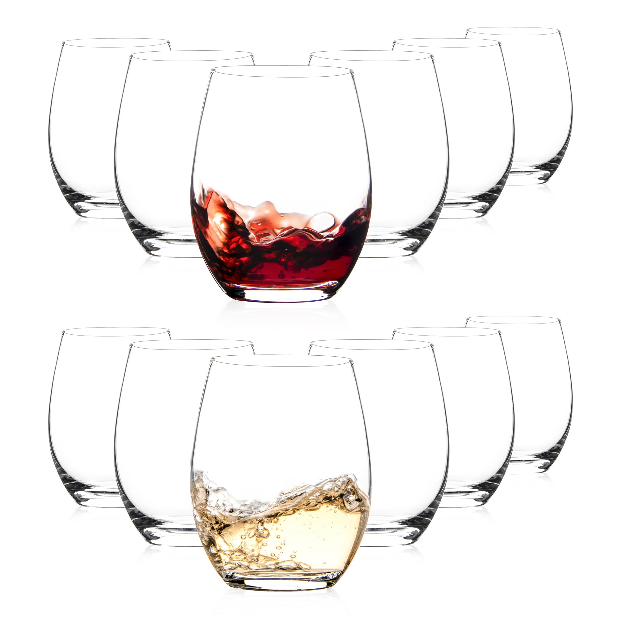 SHYRC ensemble de 12 verres clairs montrant élégance et uniformité pour recevoir