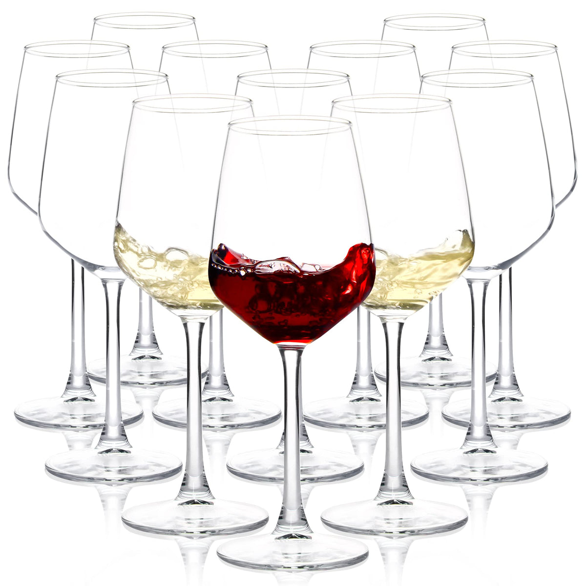 SHYRC verres à vin face avant montrant design élégant et présentation soignée