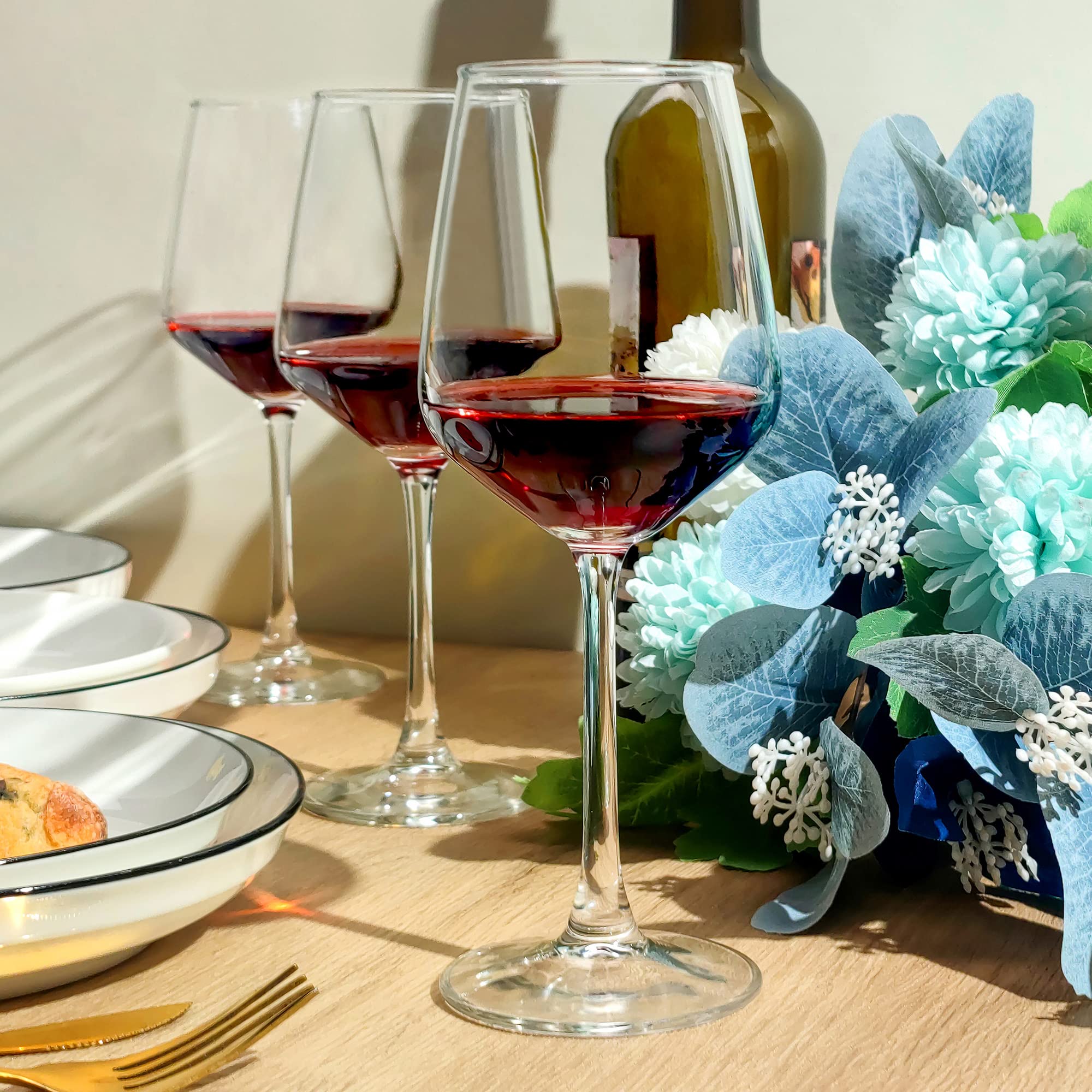 SHYRC verres rangés avant service montrant solution pratique pour réceptions