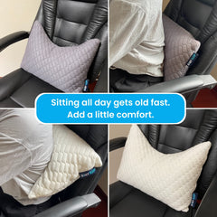 Sidney Sleep utilisé derrière la nuque dans un avion pour maintien confortable