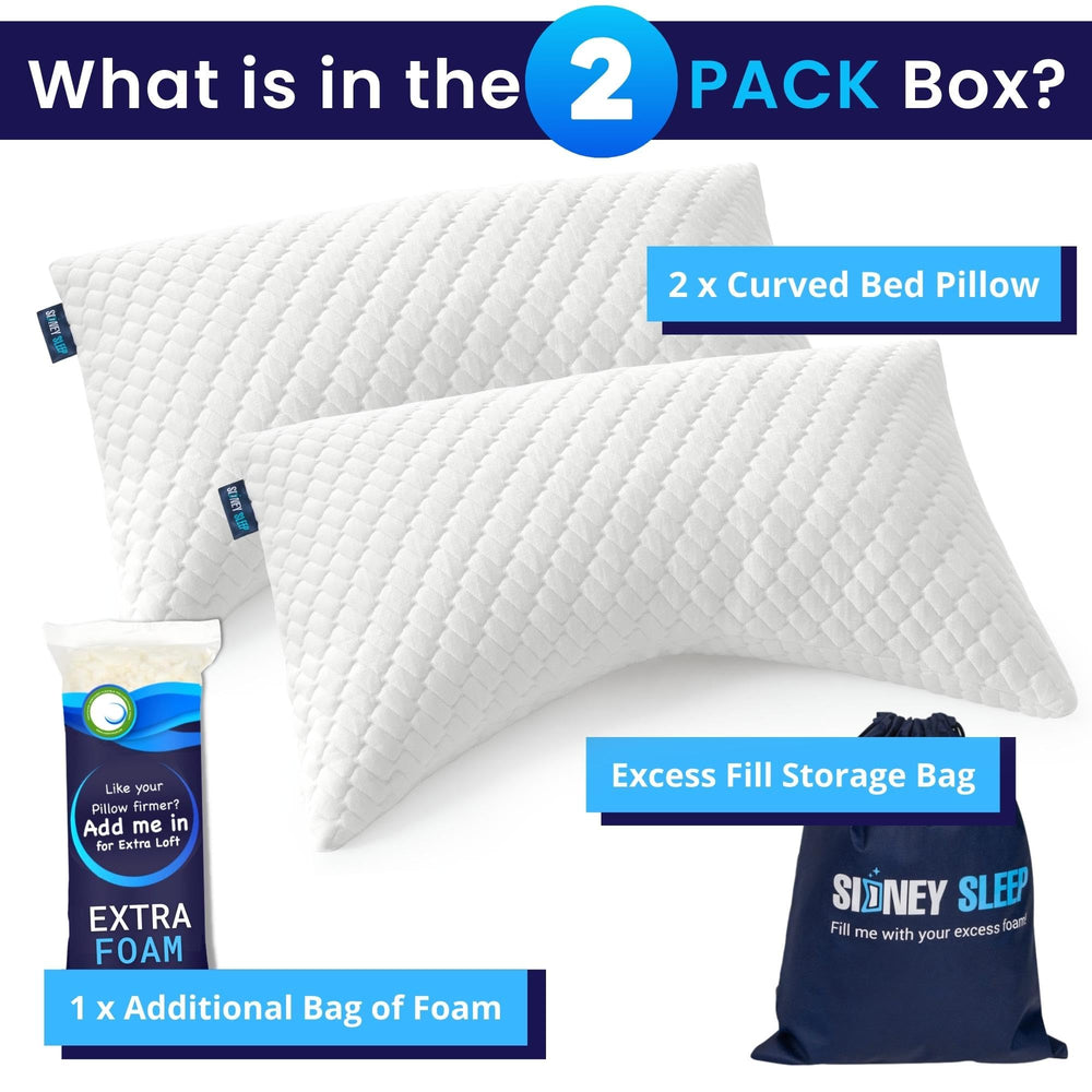 Sidney Sleep pochette de rangement pour l'excédent de mousse et conservation pratique