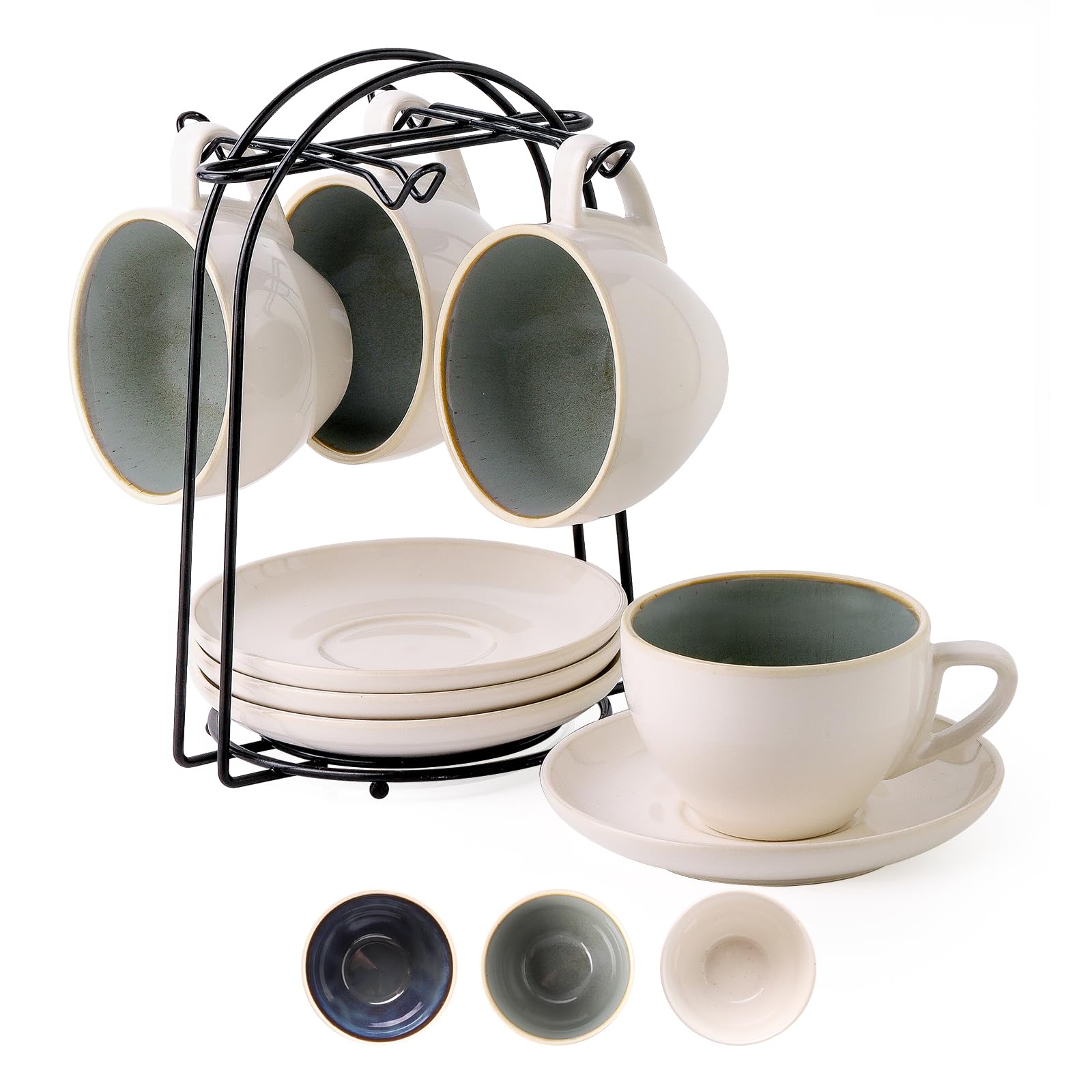 SIDUCAL tasse cappuccino vue avant montrant design ergonomique et élégance