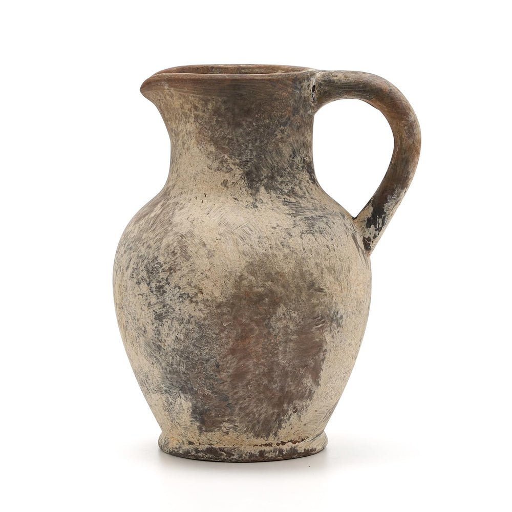 SIDUCAL vase face avant gris, accent rustique décoratif