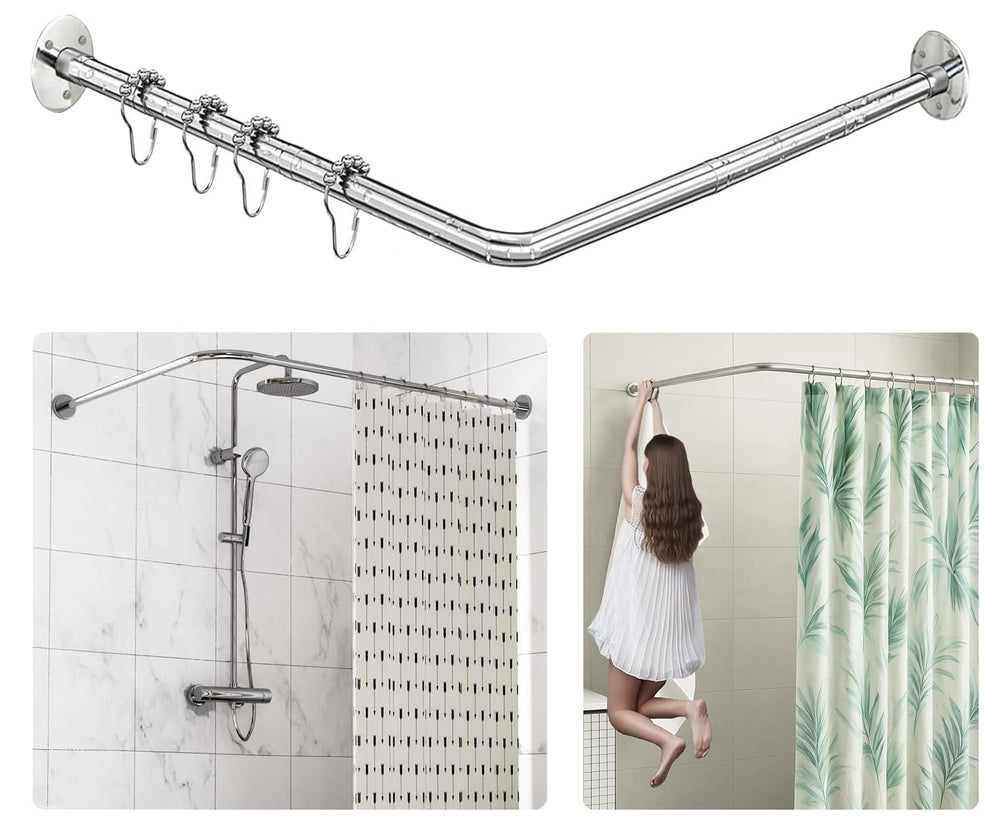 Sikaiqi tringle d'angle vue de face montrant stabilité et finition inox