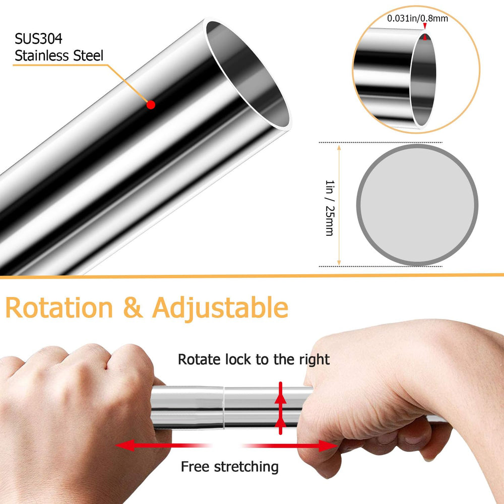 Sikaiqi profil tubulaire inox 304 lisse pour coulissement sans accroc