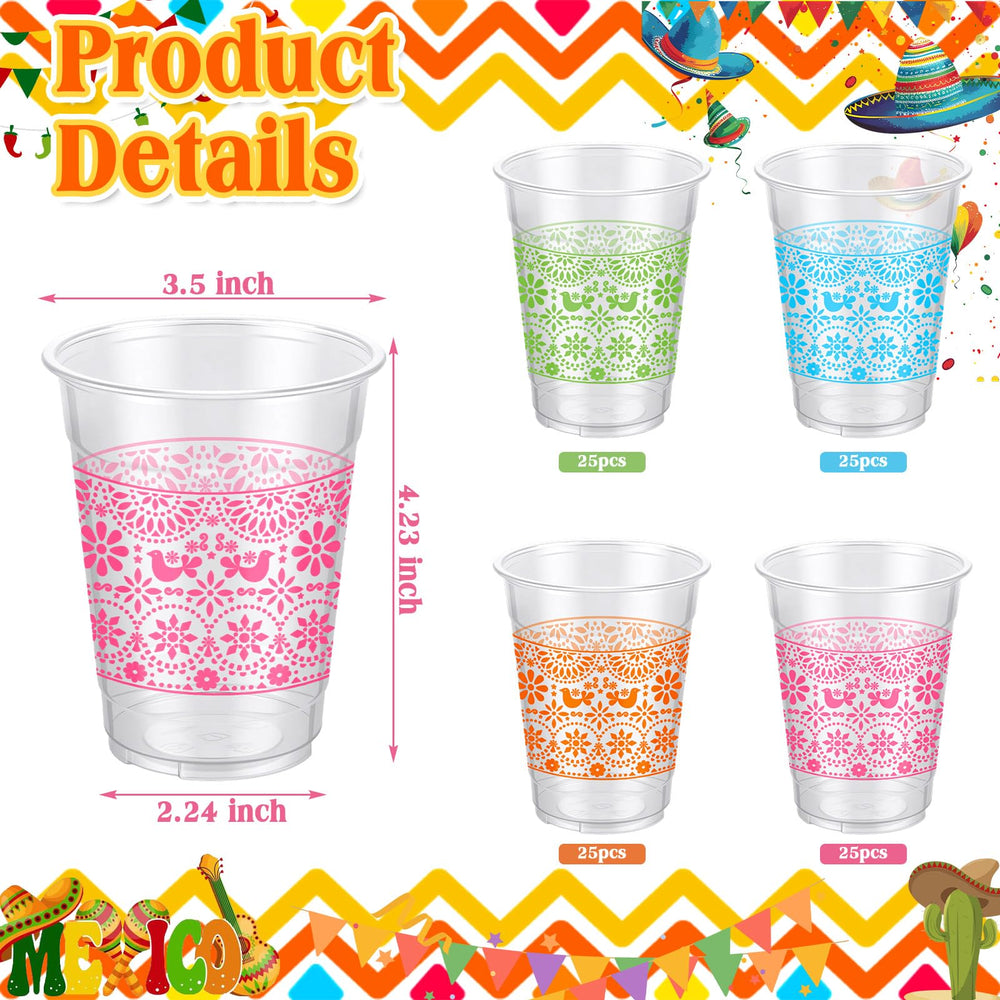 SiliFine gros plan motif Papel Picado, apporte une déco mexicaine colorée