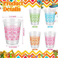 SiliFine gros plan motif Papel Picado, apporte une déco mexicaine colorée