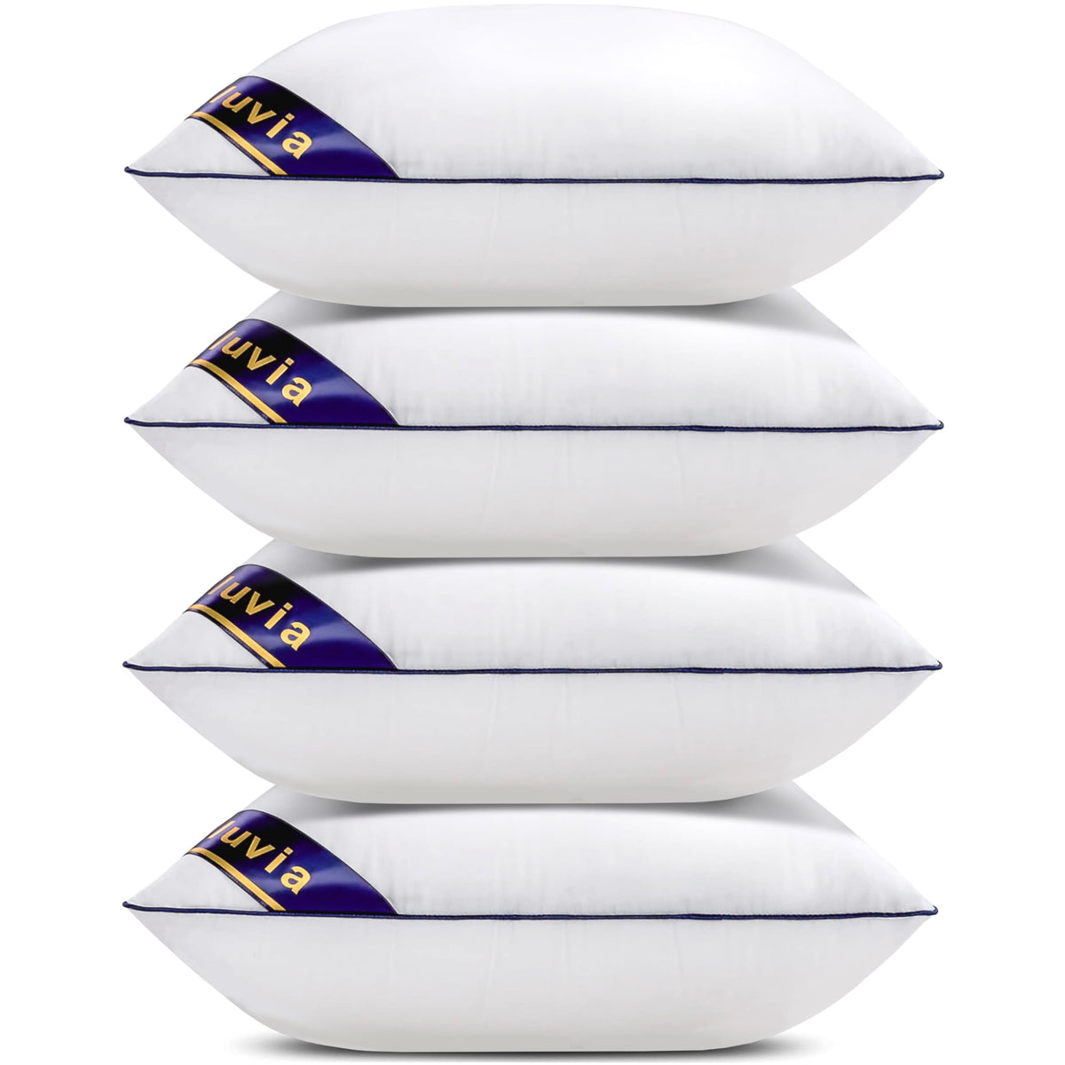 Siluvia vue frontale du lot de 4 inserts pour un confort décoratif instantané