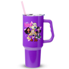 Silver Buffalo tumbler face avant montrant les Bratz, design visible et attractif