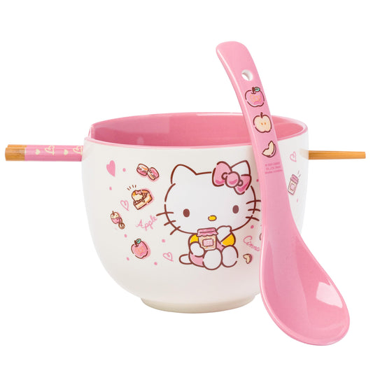 Silver Buffalo bol Hello Kitty face pour service pratique