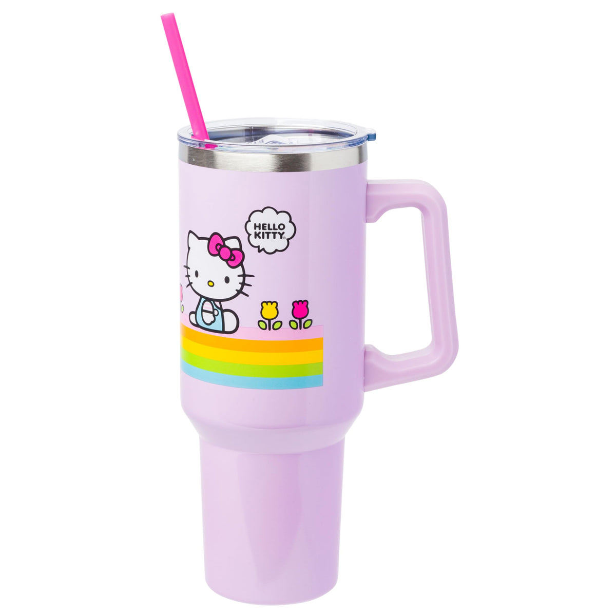 Silver Buffalo gobelet face avant montrant Hello Kitty, design attractif