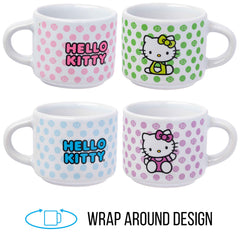 Silver Buffalo tasse rose gros plan avec Hello Kitty, apportant plaisir visuel et convivialité
