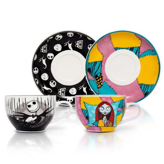 Silver Buffalo tasse Jack et Sally vue avant montrant design fidèle et plaisir visuel