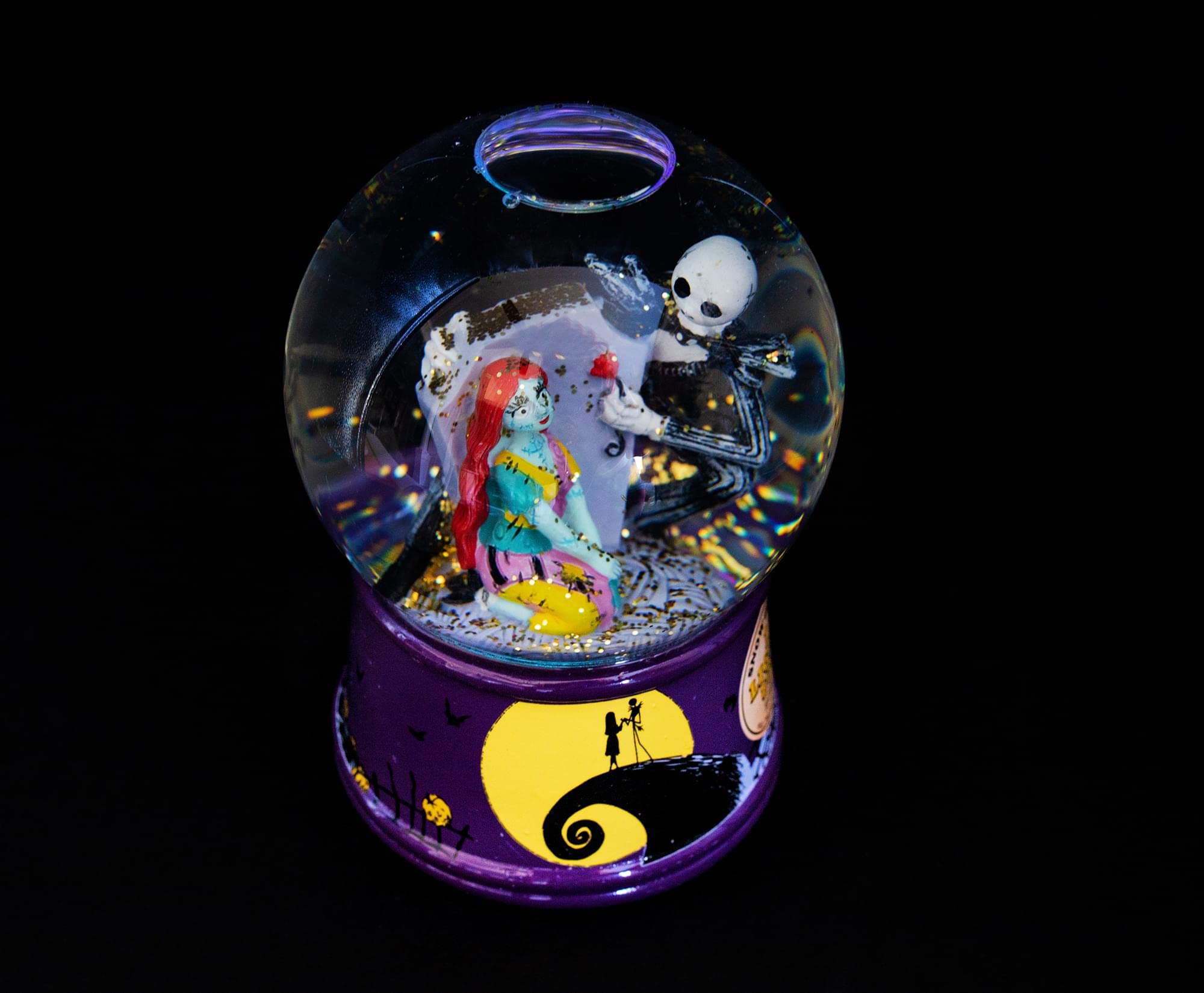 Silver Buffalo gros plan figurines Jack et Sally montrant détails peints et qualité