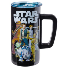 Silver Buffalo mug face avant montrant design Star Wars et utilité quotidienne
