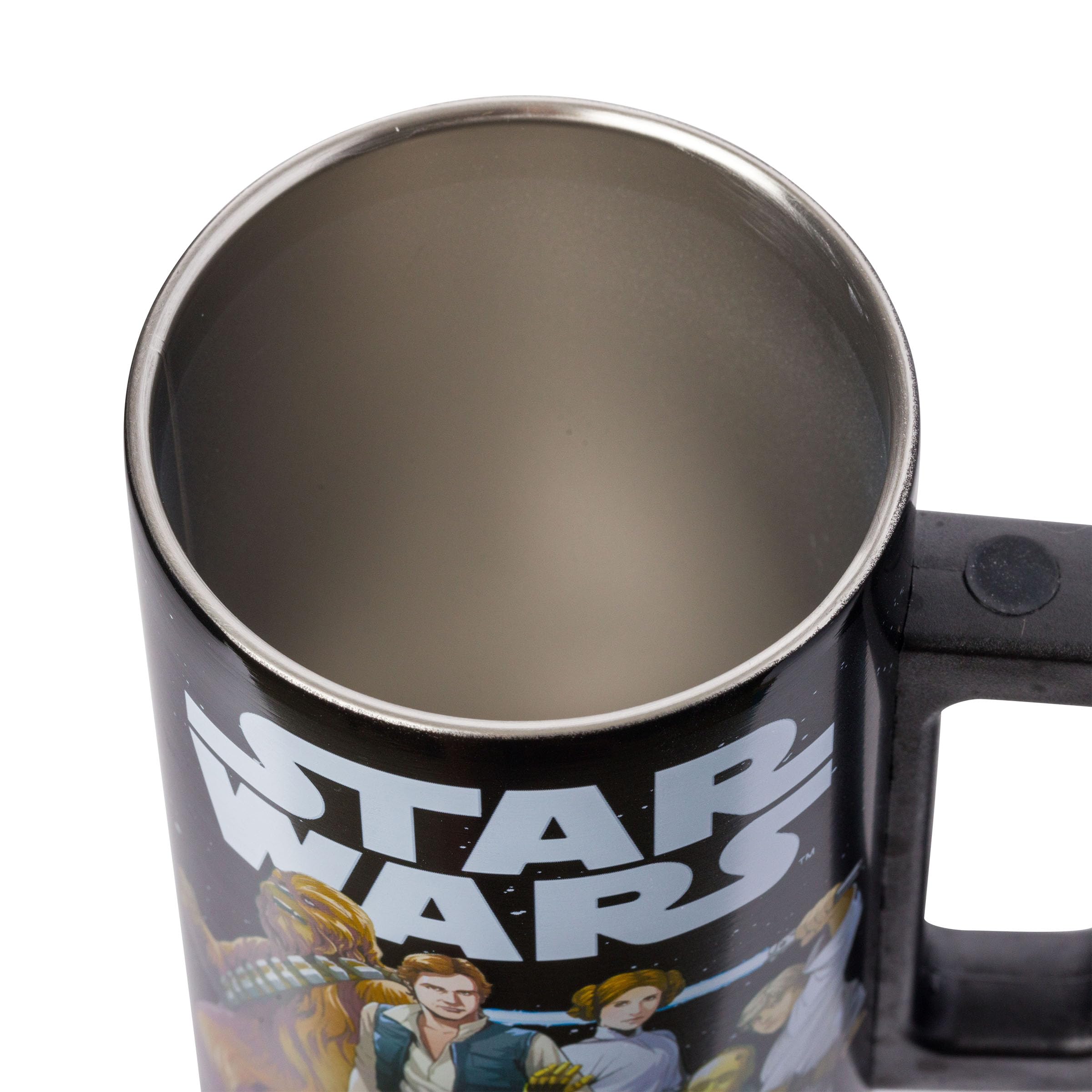 Silver Buffalo mug utilisé en bureau pour rangement stylos et organisation