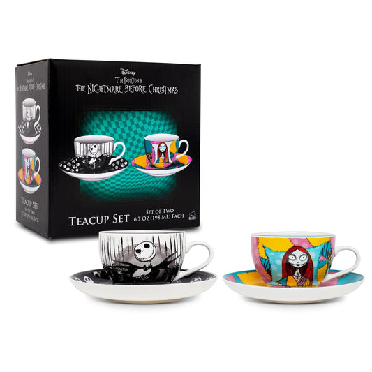 Silver Buffalo gros plan sur impression Jack et Sally pour détails précis et couleurs vives