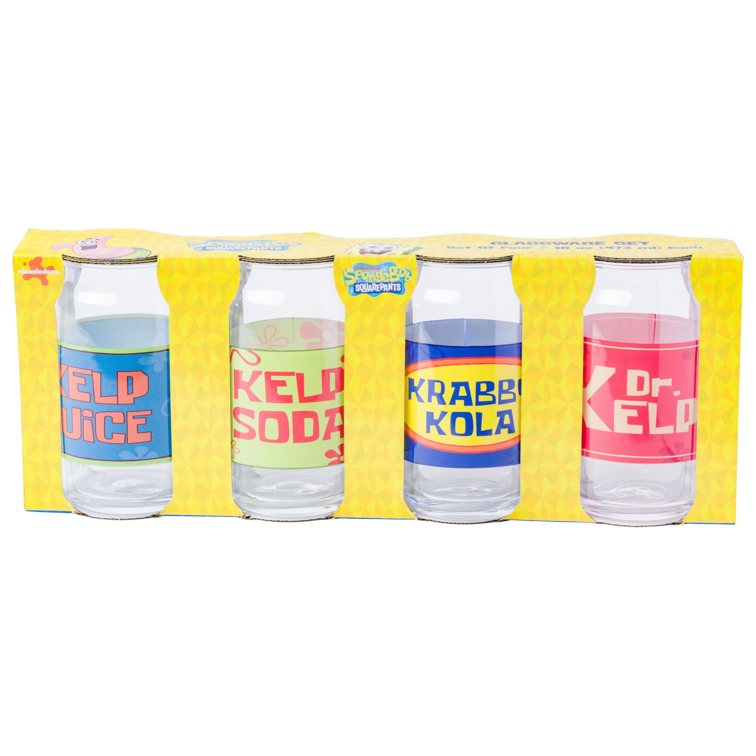 Silver Buffalo verre emballé comme cadeau parfait pour fans SpongeBob