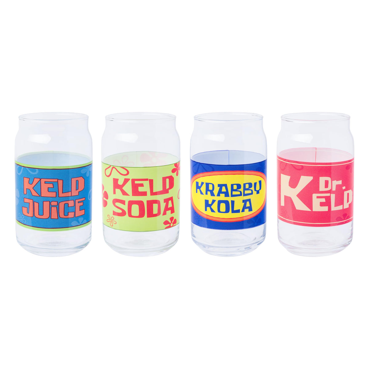 Silver Buffalo verre face avec message Dr. Kelp, design amusant et pratique