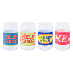 Silver Buffalo verre face avec message Dr. Kelp, design amusant et pratique