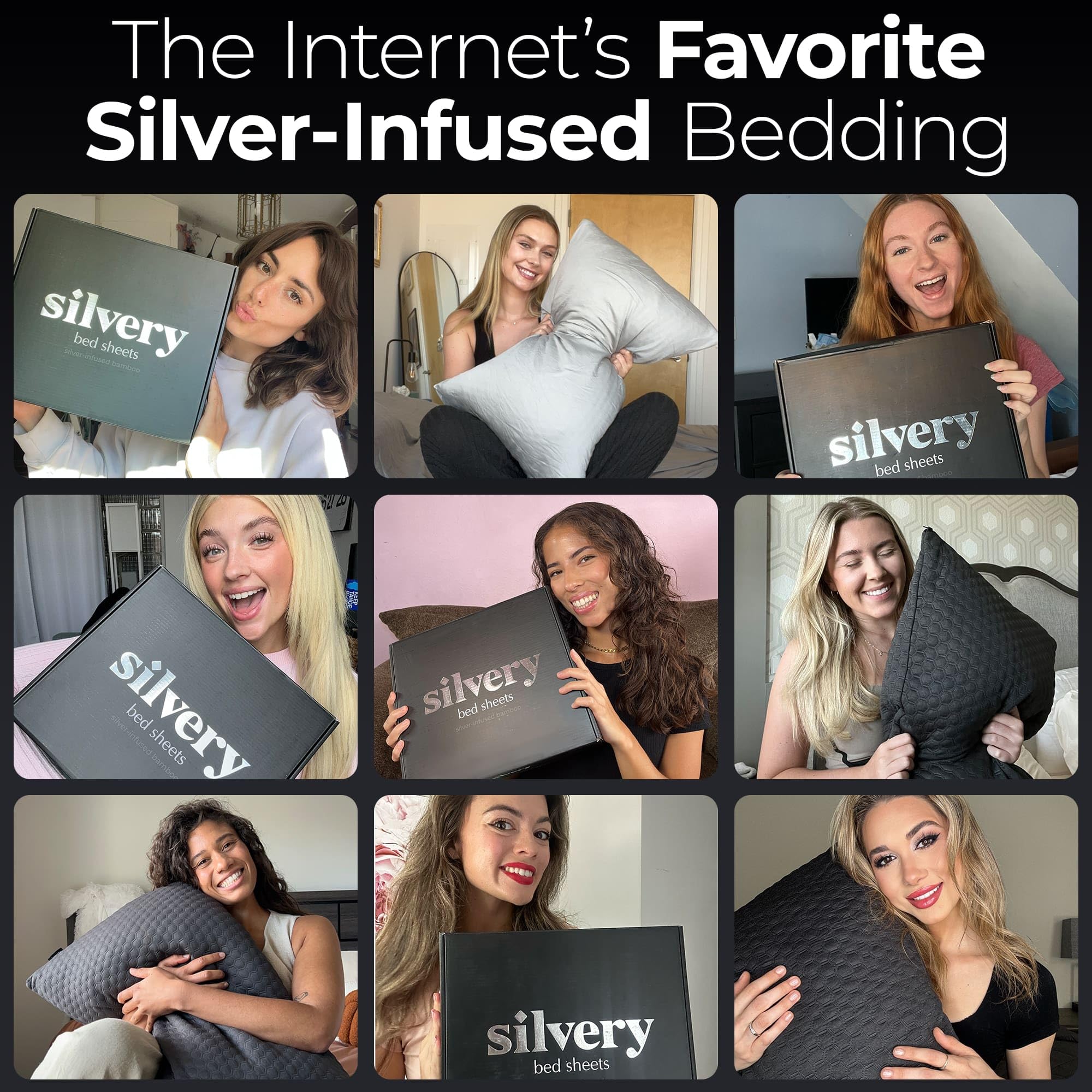 Silvery couple utilisant les draps illustrant confort nocturne et sensation rafraîchissante