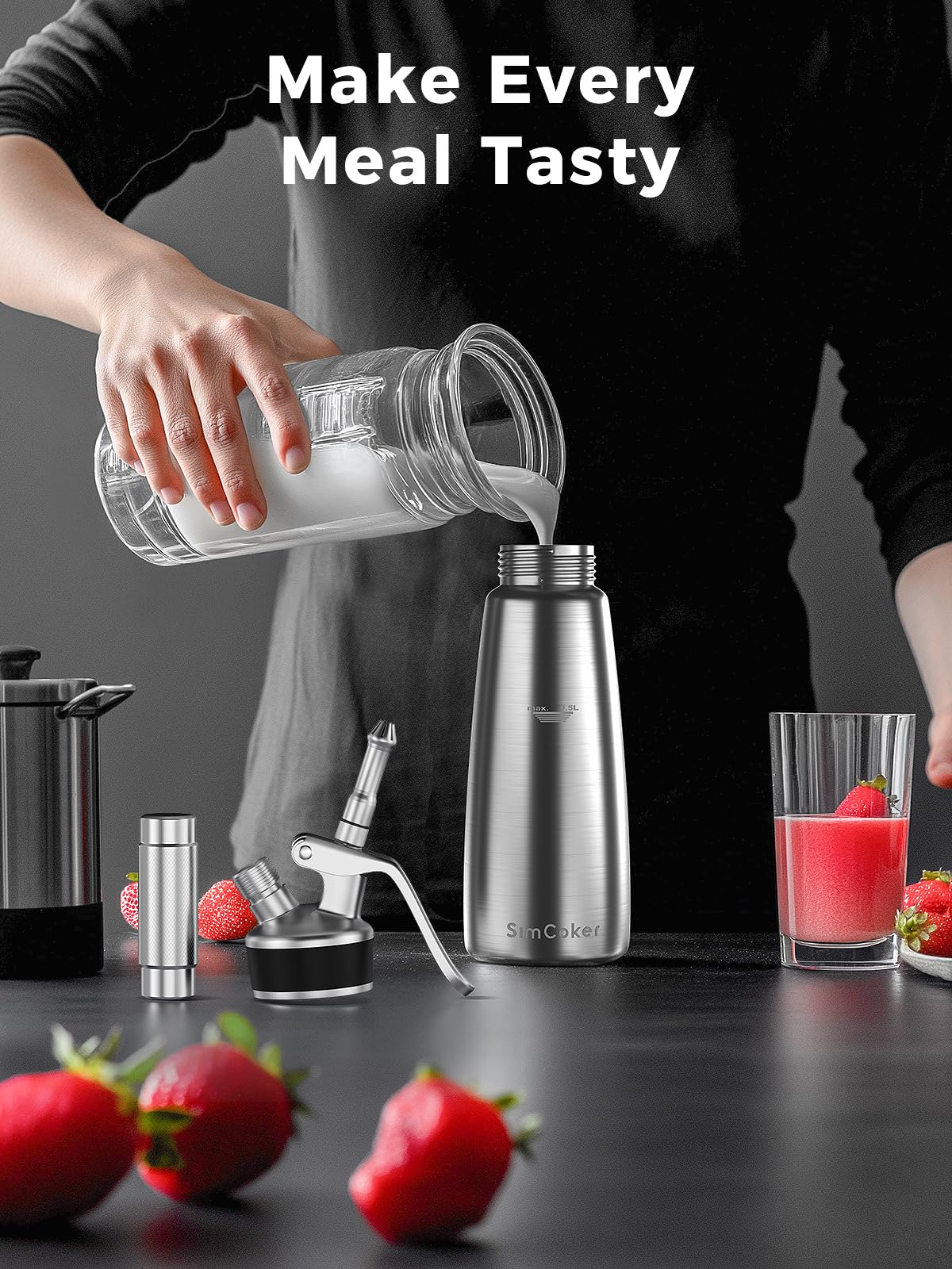 SimCoker en scène cuisine lifestyle pour inspirer présentations soignées