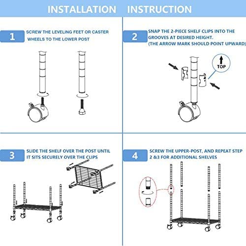 Simple Deluxe étagère en garage tenant outils lourds et boîtes, support fiable