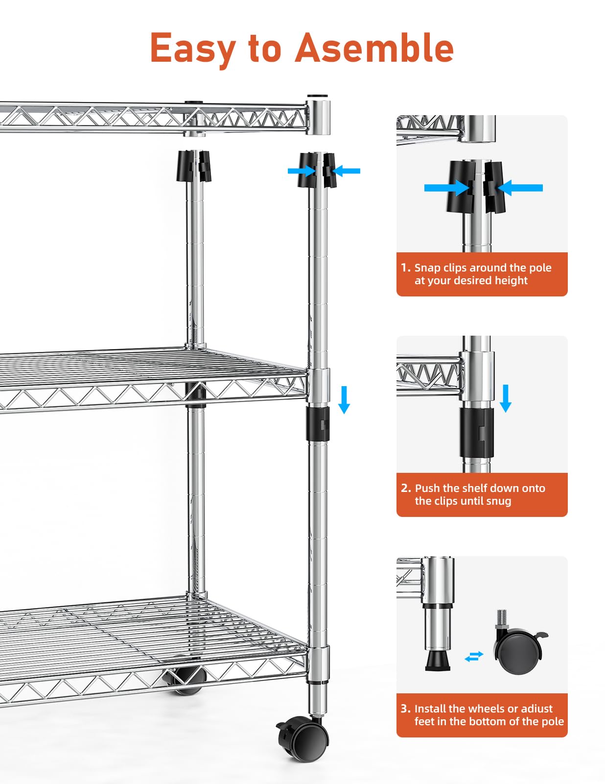 Simple Deluxe profil compact montrant dimensions, installation facile