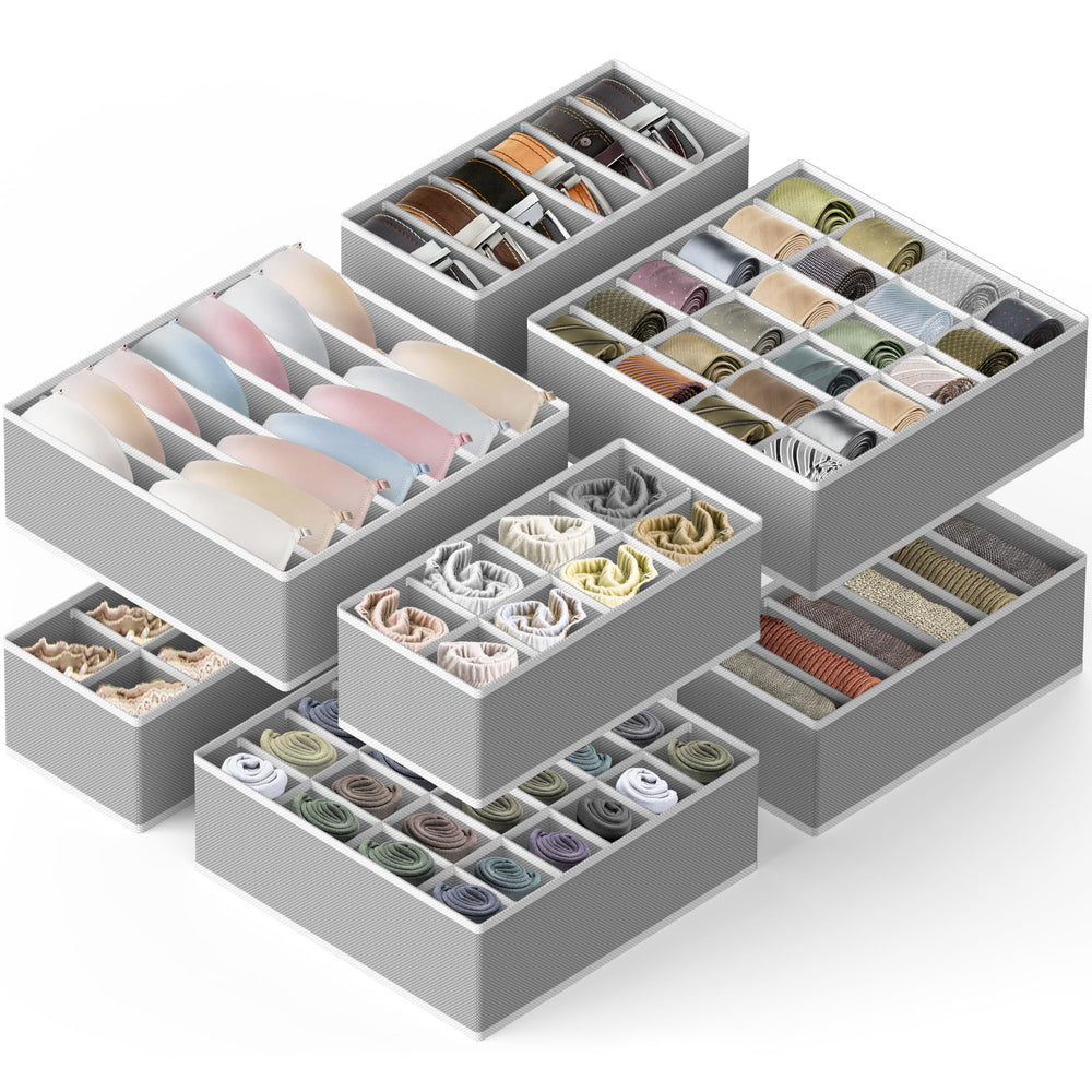 Simple Houseware bac 8 cases avec sous-vêtements facilite accès matinier
