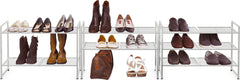 Simple Houseware échelle de taille avec chaussures illustrant capacité par niveau