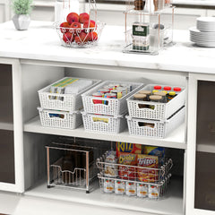 Simple Houseware corbeilles empilées, gain d'espace vertical optimisé