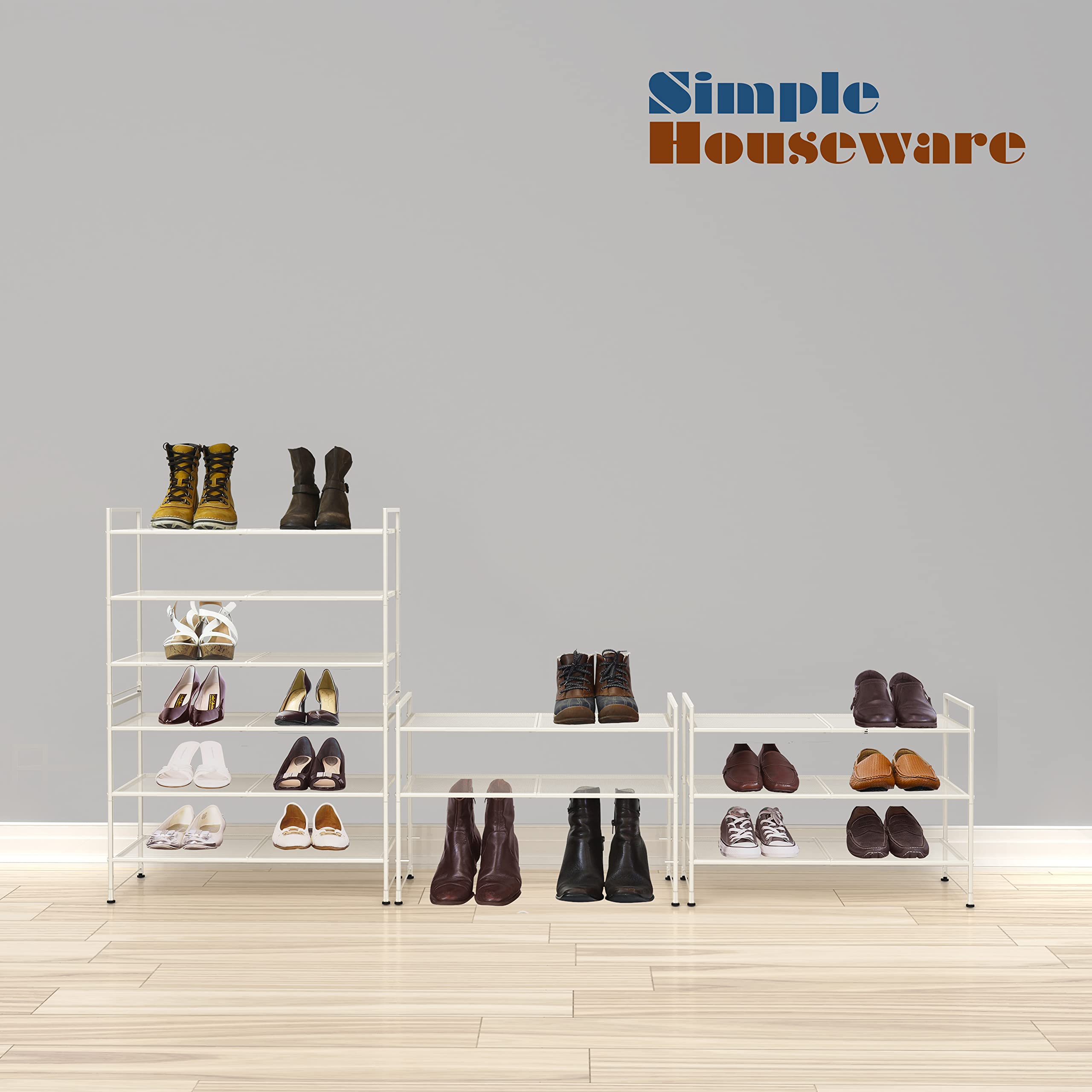 Simple Houseware deux modules empilés pour augmenter le rangement