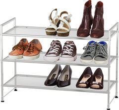 Simple Houseware vue avant de l'étagère montrant rangement organisé