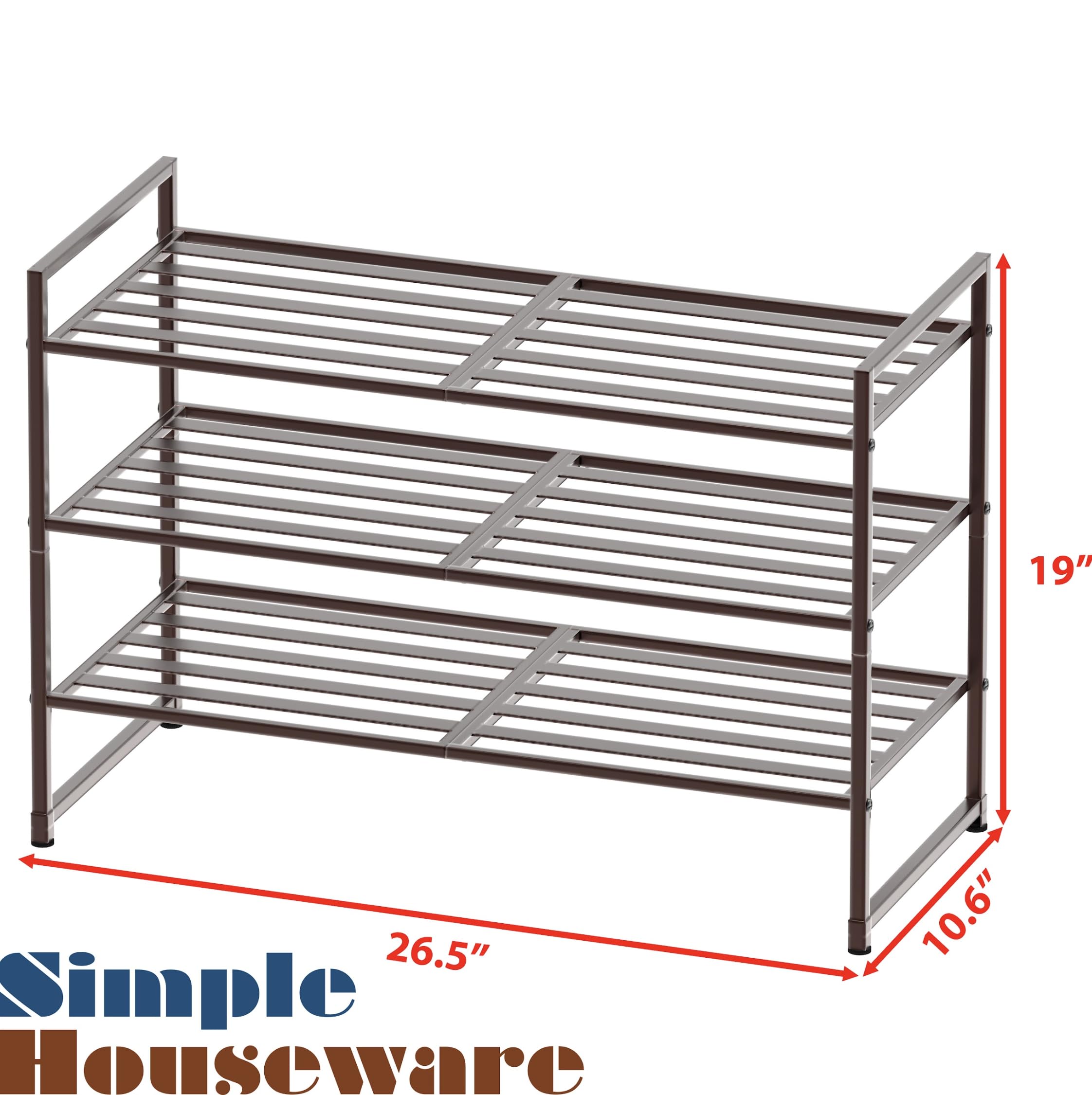 Simple Houseware rangement inférieur pour accessoires et chaussons