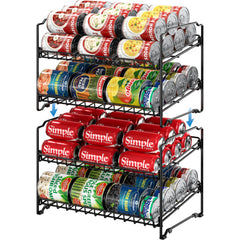 Simple Houseware vue frontale du rack montrant capacité et organisation